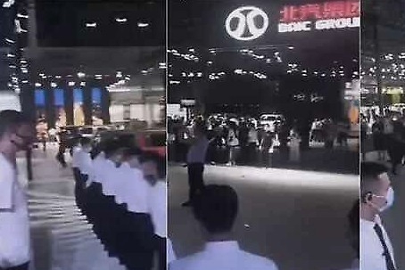 银翔经销商向北汽大喊“还钱” 车展除了维权还有武斗