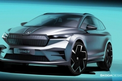 斯柯达发布Enyaq iV效果图 9月1日亮相