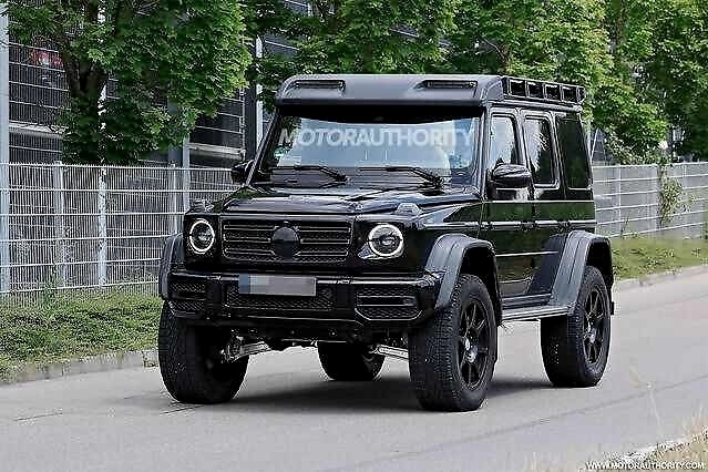 奔驰G550 4x4²路试谍照曝光，硬派气息浓厚
