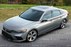 全新本田思域渲染图曝光 或将延续现款动力系统