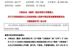 力帆实际控制人被集体调查，破产重组还有戏吗？