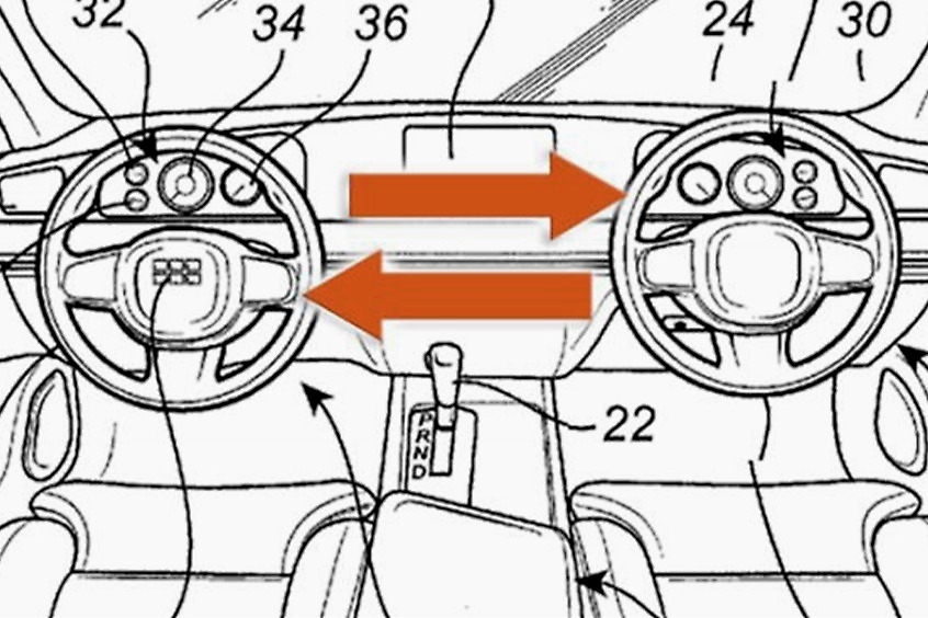 酒驾遇交警也不怕？沃尔沃新专利：方向盘可从主驾移到副驾！
