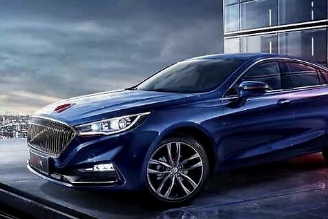 红旗全新轿车曝光，轴距2990mm达到C级，或与比亚迪汉相争