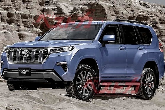 全新普拉多渲染图曝光 颜值提升性能不减预计2022年发布