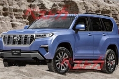 全新丰田普拉多渲染图曝光 或搭载2.4T全新动力系统