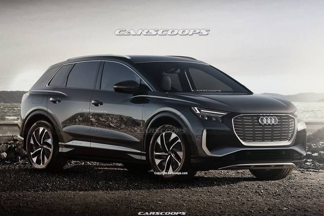 奥迪Q4 e-tron最新渲染图发布 延续概念车设计风格 续航超450km