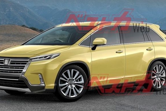 丰田皇冠SUV渲染图 外观年轻时尚/或搭2.0T发动机