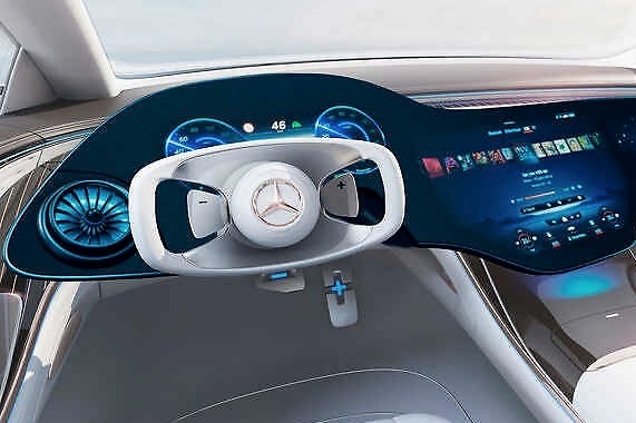奔驰发布全新“中控台”？史上最大中控屏将量产！