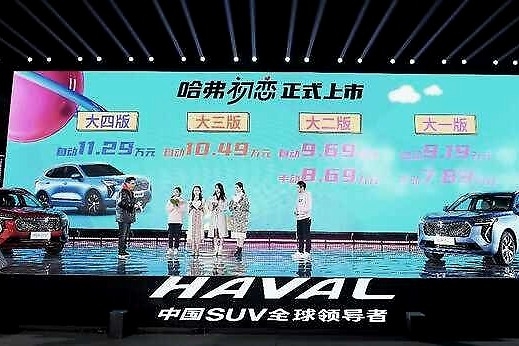 邀你共创美好哈弗初恋7.89—11.29万元甜蜜登场