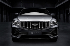 吉利KX11外观黑棚图首曝 CMA架构全新旗舰级SUV