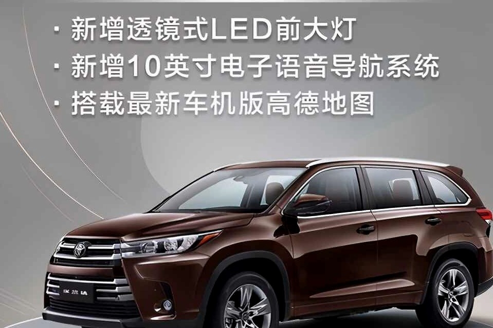 2021款汉兰达上市，新车或将是现款车型最后一次改款