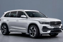 吉利全新SUV 4月发布，尺寸比本田冠道都大，内饰三块大屏