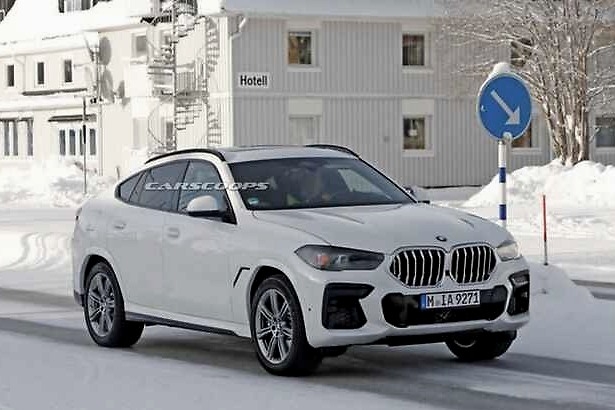 预计2022年正式亮相 改款宝马X6谍照曝光