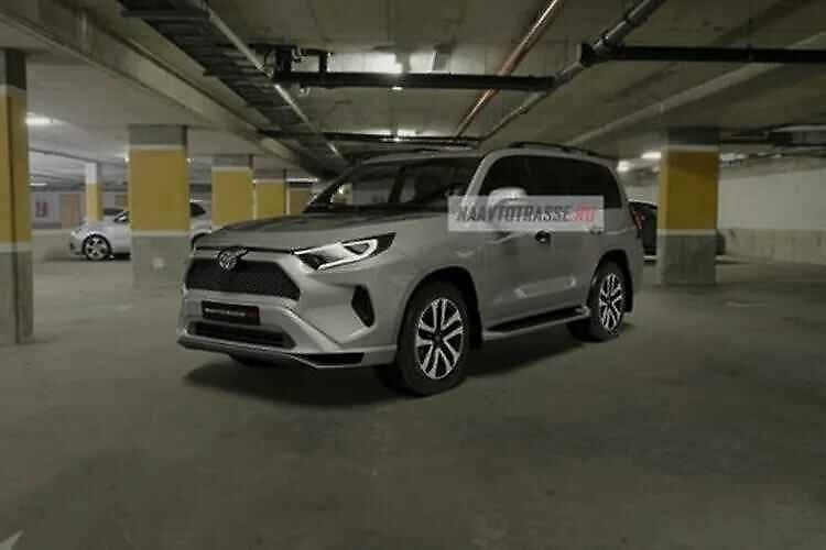 放大版RAV4？丰田最新普拉多曝光，全新外观设计硬派十足？