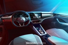 斯柯达全新一代明锐内饰曝光 科技装备全面升级