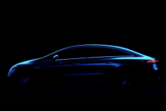 奔驰EQS最新预告图曝光 或于上海车展首发