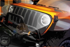 Jeep牧马人纯电动版预览图发布 谁说电动车不能越野