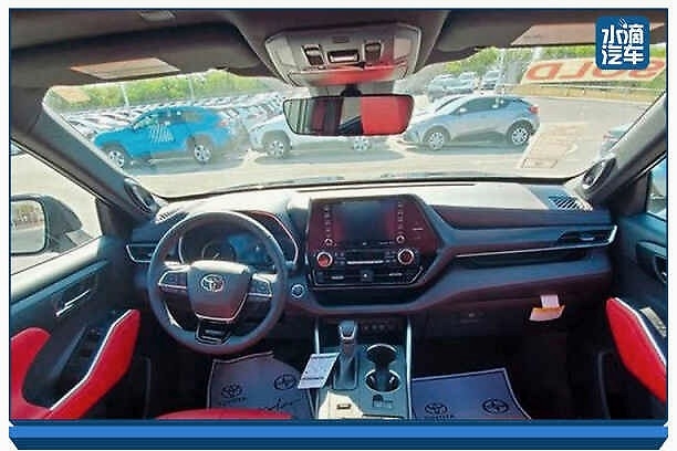 全新汉兰达运动版内饰曝光，果然红色才是最运动的！