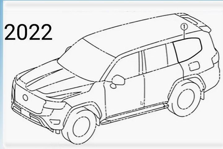 全新丰田兰德酷路泽图纸曝光，或将于8月1日正式亮相