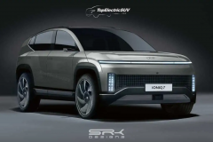 现代Ioniq 7量产版假想图曝光 最快2023年发布的7座纯电SUV