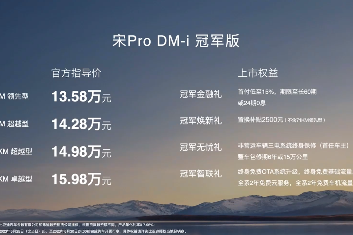 比亚迪宋Pro DM-i冠