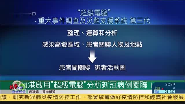 香港启用“超级计算机”分析新冠病例关联