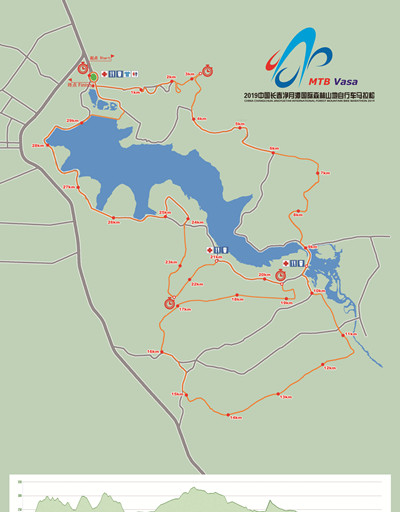 28国骑行爱好者云集长春挑战山地自行车马拉松长春净月潭国家森林公园