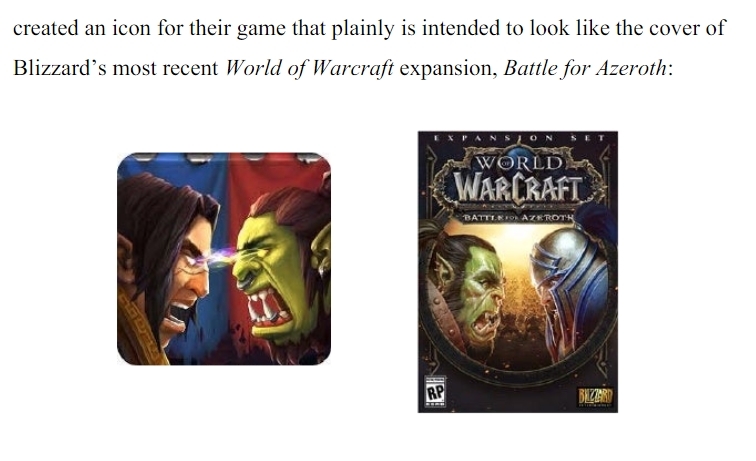 因涉嫌侵犯《魔兽》角色版权 暴雪起诉新浪游戏