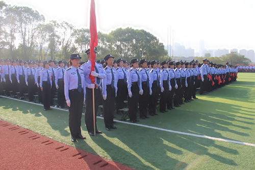 江西司法警官职业学院隆重举行2019级新生开学典礼暨军训汇报表演