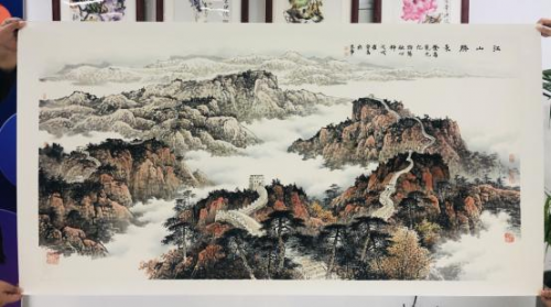 徐悲鸿弟子崔安喜山水画行情,作品拍卖记录