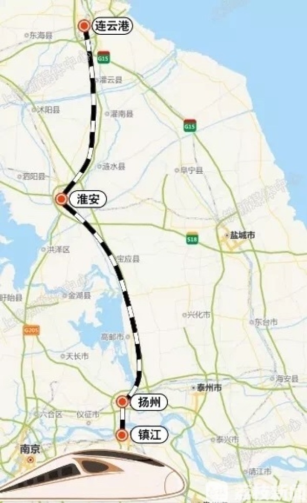 苏北两条高铁本月通车,淮安内环高架本周通车