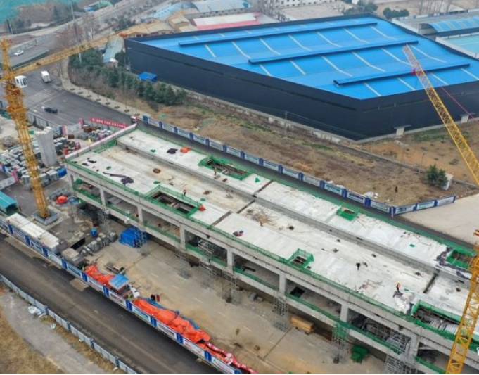 
河南许昌：郑许市域铁路项目复工
