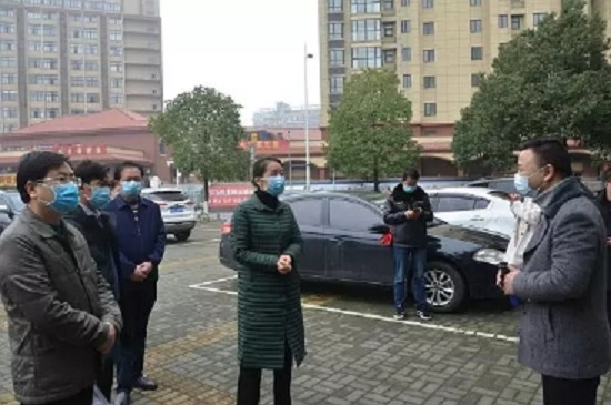 柳叶湖汽车站和区内建筑工地常德龙湖双珑原著的疫情防控工作