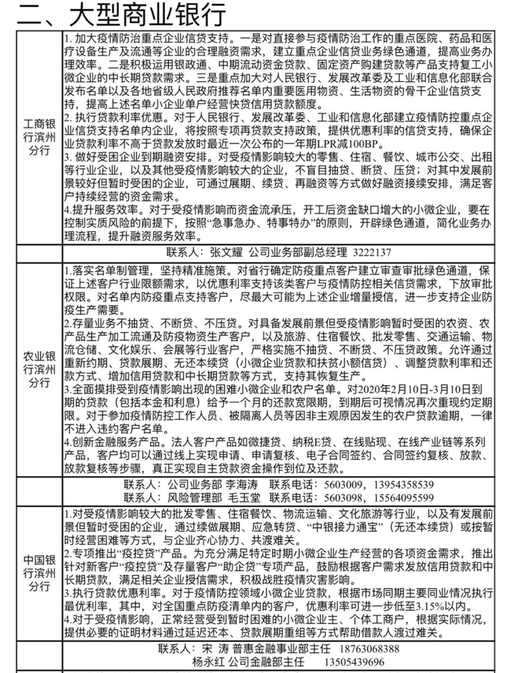 刚刚！滨州发布《关于增强资金流动性促进企业复工复产的公告》