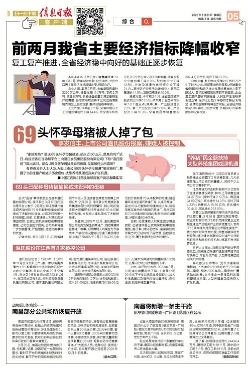 温氏股份69头怀孕母猪被人掉了包嫌疑人被控制