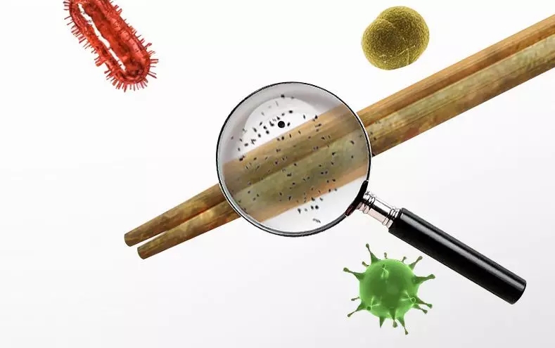 如幽门螺旋杆菌,黄曲霉菌成为细菌生长的温床筷子长期洗