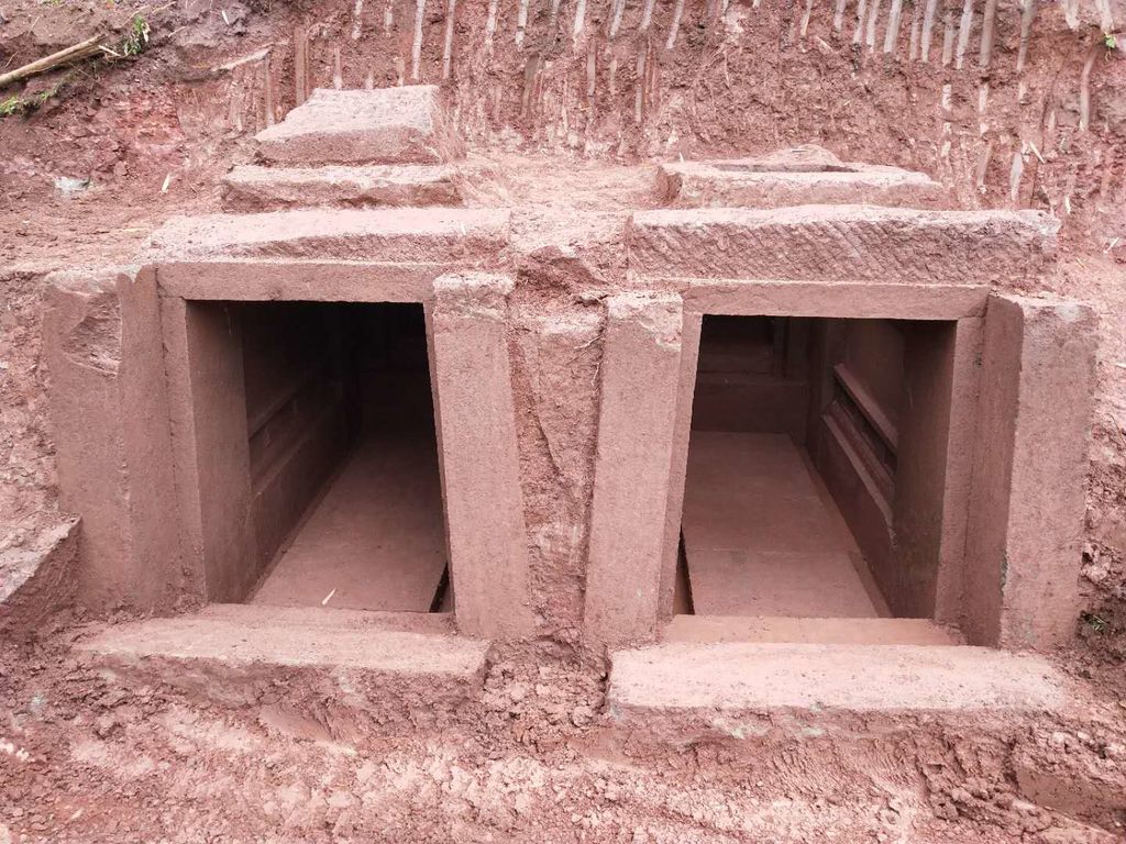 广安枣山园区一工地发现2座古墓 疑似源自明代