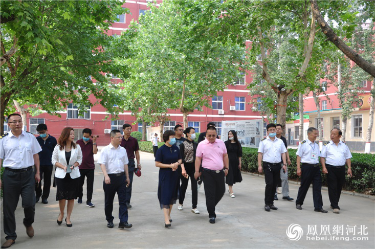 河北省委统战部副部长郭翠朵一行到石家庄同创铁路运输学校调研