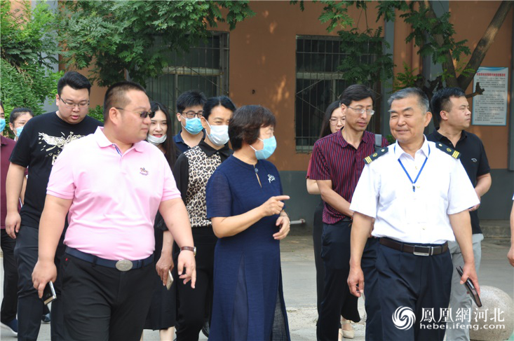 河北省委统战部副部长郭翠朵一行到石家庄同创铁路运输学校调研