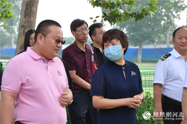 河北省委统战部副部长郭翠朵一行到石家庄同创铁路运输学校调研