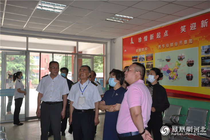 河北省委统战部副部长郭翠朵一行到石家庄同创铁路运输学校调研
