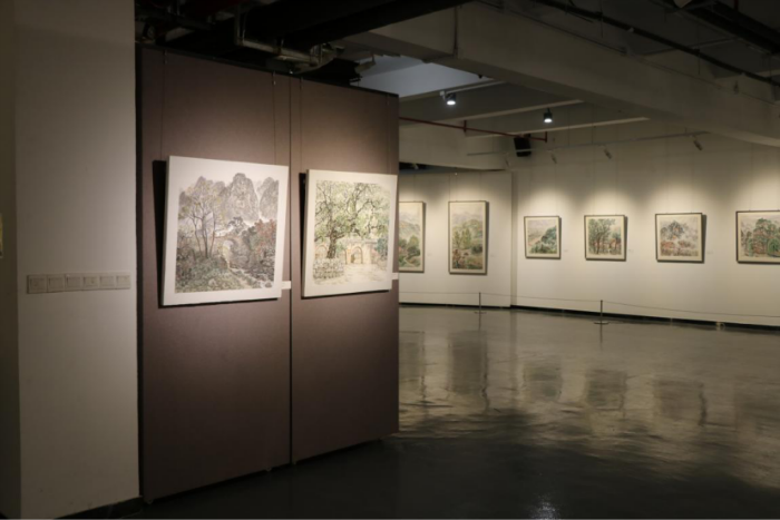 东莞华南美术馆举办"红色基因岭南情"美术作品展