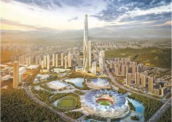 正在崛起的深港中心将成为深圳东部新地标。