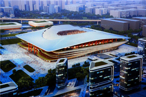 陕建集团承建,西北地区首座专业足球场 西安国际足球中心开工