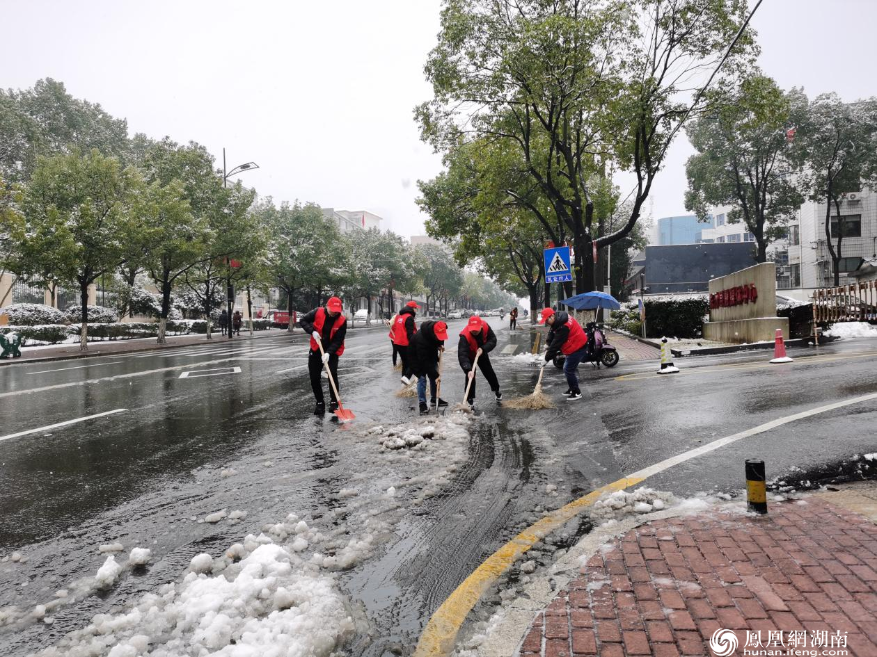 长沙县以雪为令全力防范应对低温雨雪天气