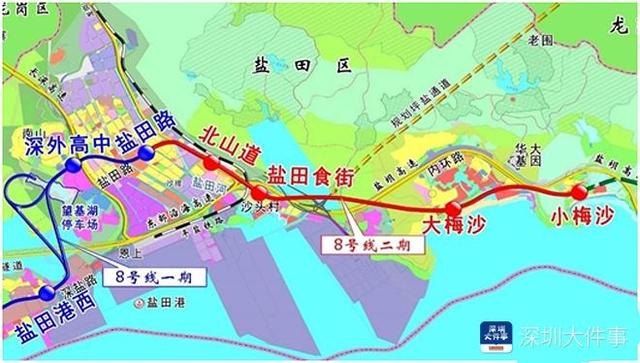 深圳盐田综合保税区二期基本建成 地铁8号线正推进