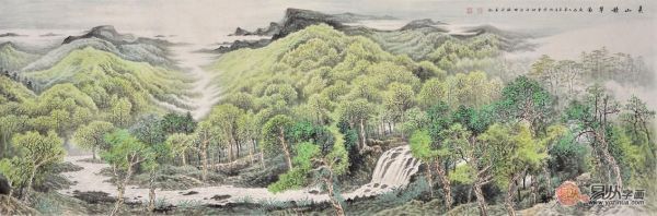 山水画品位十足用作客厅装饰真不错
