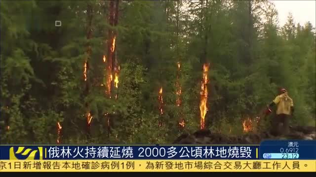 俄罗斯林火持续延烧,2000多公顷林地烧毁