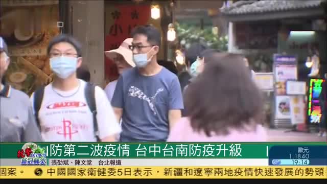 防第二波疫情,台中台南防疫升级