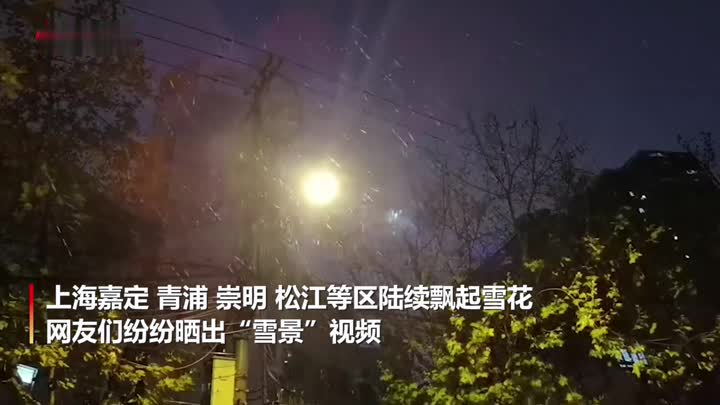 上海下雪了：“速冻”模式已开启